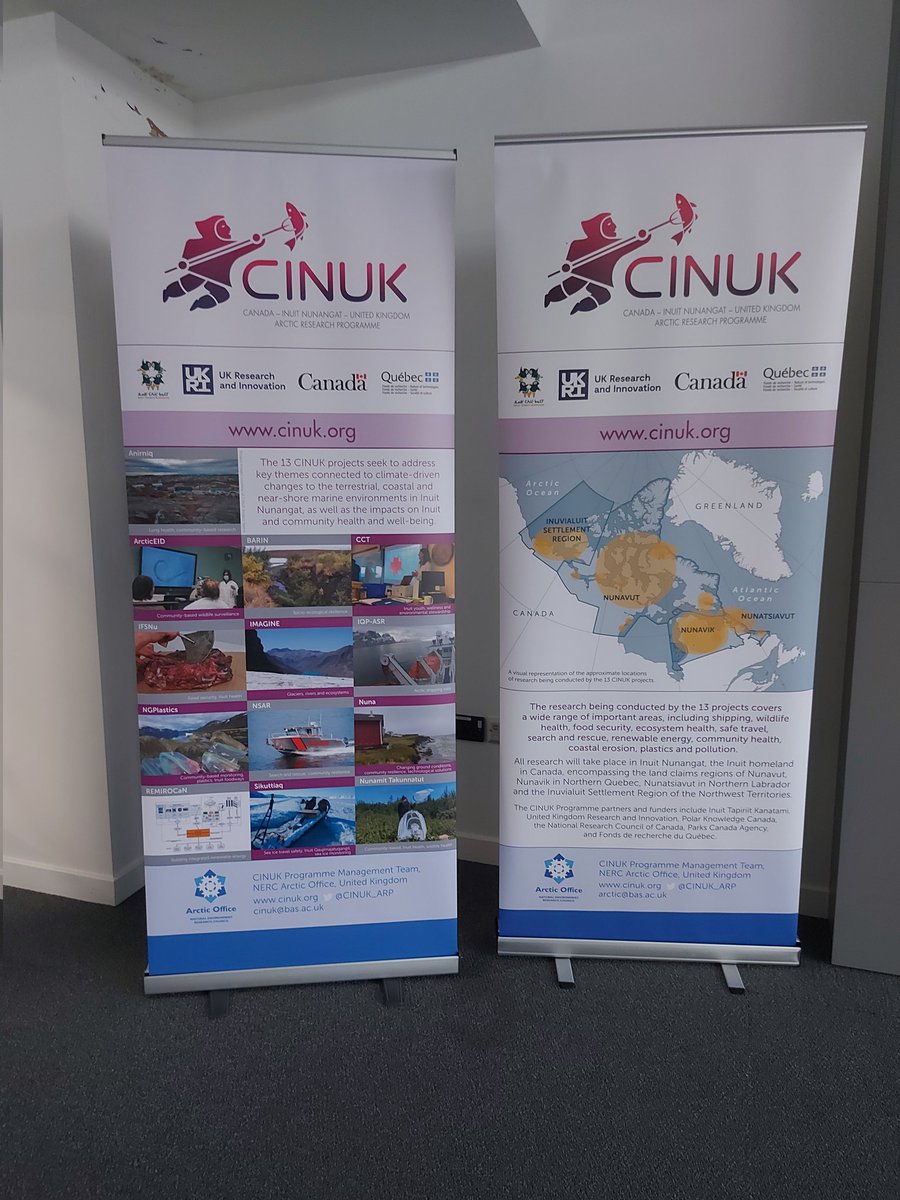 We are really looking forward to hearing from all 13 projects at the #CINUK ASM over the next few days! Watch this space for updates! @UKRI_News @ITK_CanadaInuit @NERCscience @Arctic_Office @POLARCanada @NRC_CNRC @ParksCanada @FRQ_NT