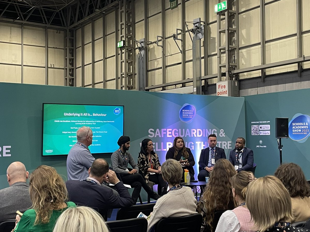 Thoughtful first session at #SAASHOW highlighting the importance of school/trust leaders and governors/trustees understanding that behaviour is communication, and ensuring we listen to what’s behind the symptom to get support right