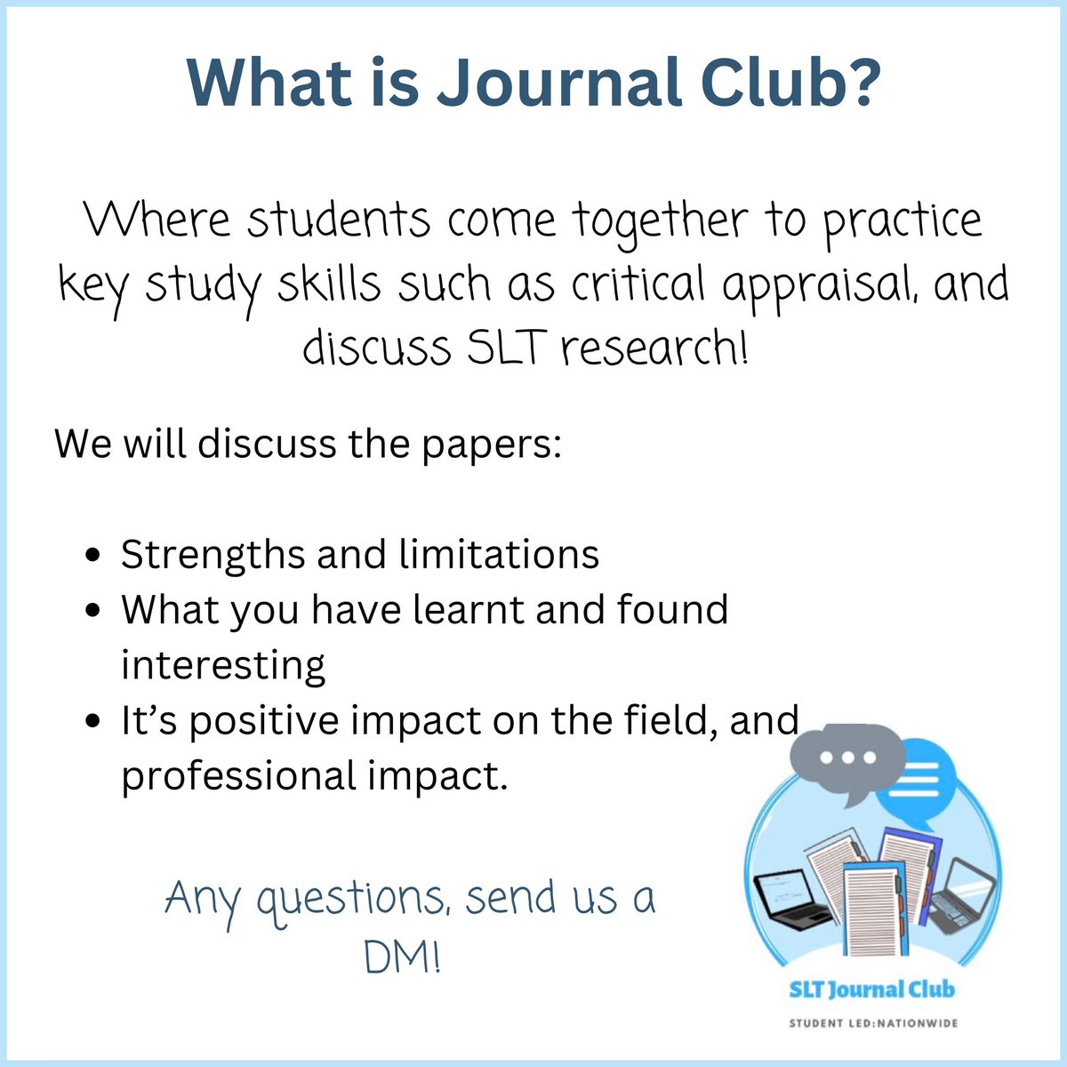 Join us for Journal Club tonight at 7pm! The zoom link has been emailed to members (if you haven’t received it make sure to check your junk inbox)!