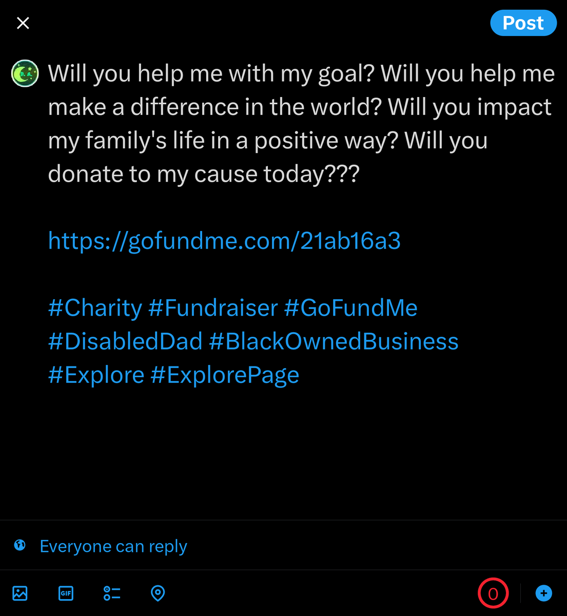 #Charity #Fundraiser #GoFundMe #DisabledDad #BlackOwnedBusiness #BuyBlack #Explore #ExplorePage