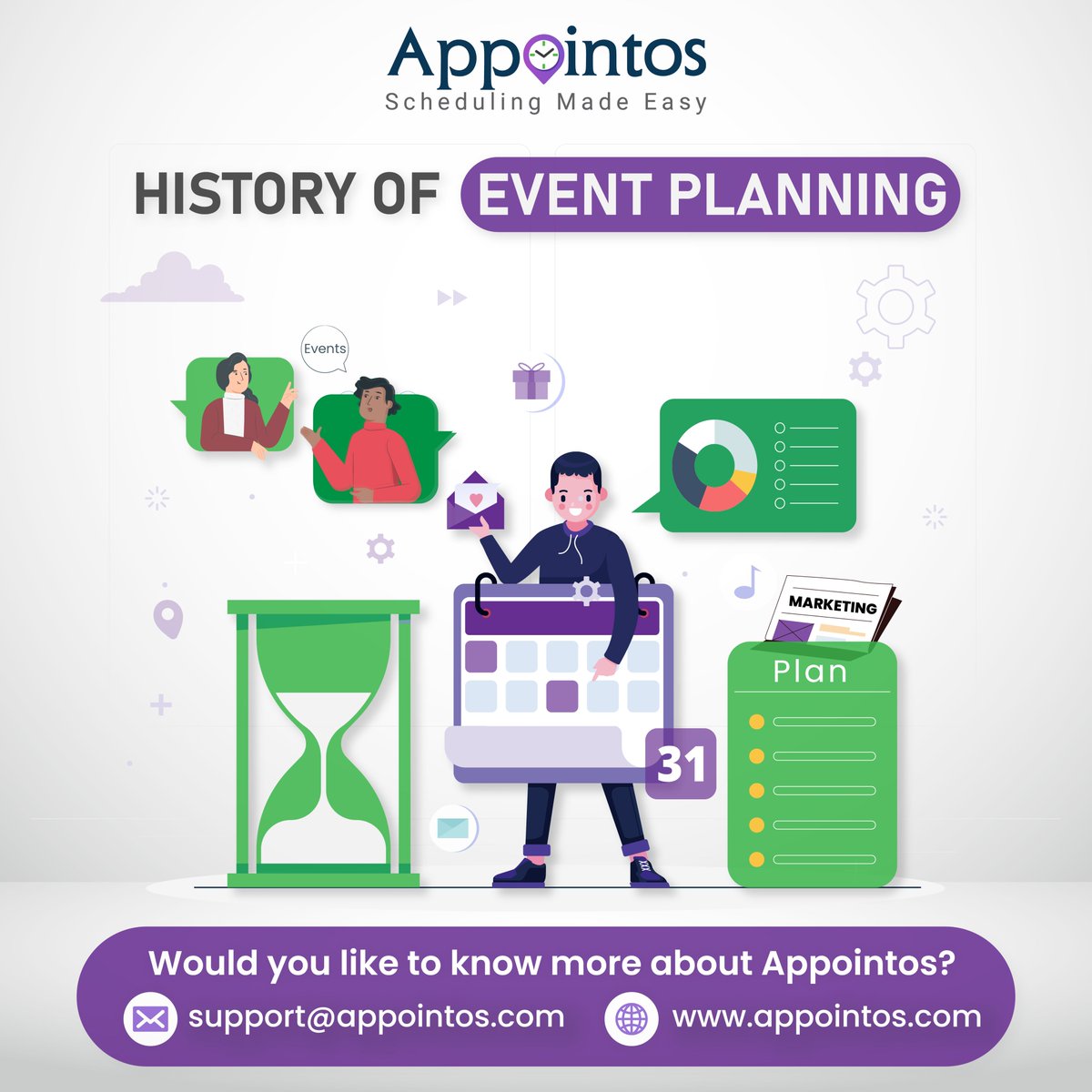 appointos's tweet photo. History of event planning, from community-led coordination to manual efforts and reliance on social standing, our golden days. Now, rapid evolution in seconds. Stay tuned🙂.
Celebrate your exciting events using Appointos, https://t.co/uOVGqV5Gq3
#appointos #excitingevents https://t.co/KTn7bMthtK