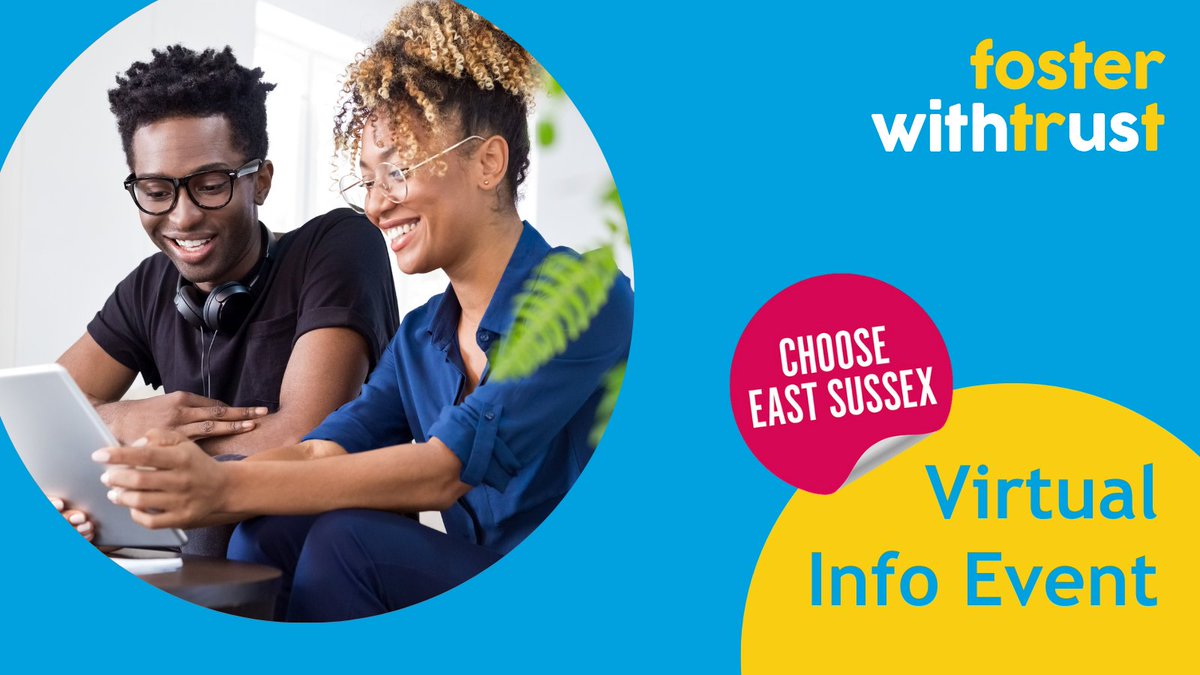 Interested in fostering in East Sussex? Join our online information session today at 5.30pm and ask any questions about the assessment, the pay, the ages of children you'd like to care for, full-time/part-time opportunities, our training and support... 👉ow.ly/7ABk50Qaf1u