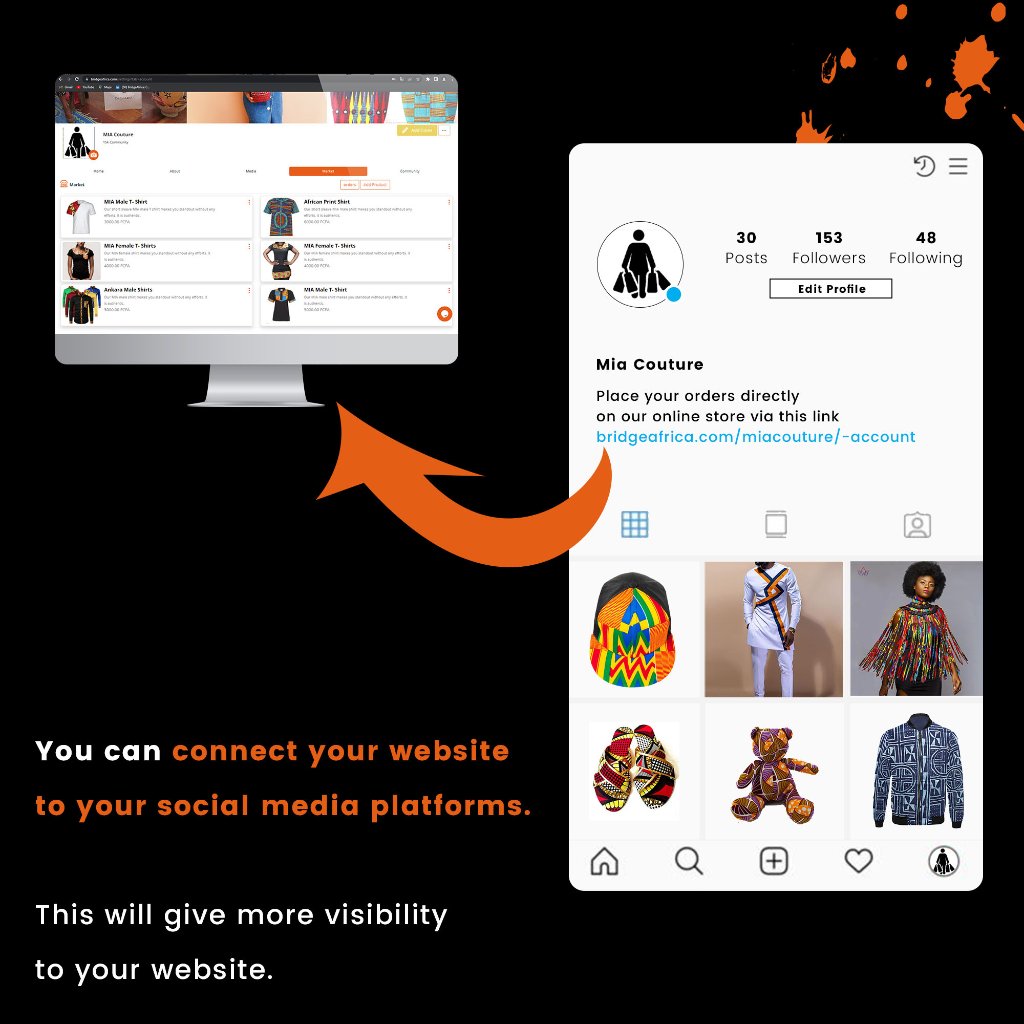 bridgeafricacom's tweet photo. Give more visibility to your business account on https://t.co/MnmX75rRBY by sharing the link on all your social media and also with your customers.
Our goal is to help the 98% of businesses in Cameroon that have never sold online.
Join our #ConnectvityIsProductivity. https://t.co/Pq9geoewkl