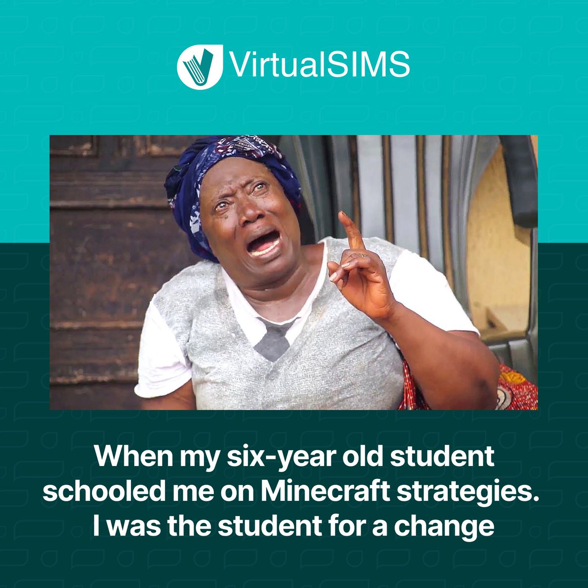 virtualsimsapp's tweet photo. Have your students ever taught you something unexpected?

Share your 'student schooled the tutor' moments below! Let's celebrate the joy of learning together.

#Tutor #LessonTeacher #OnlineTutor #VirtualSIMS #FlexiSAF https://t.co/rswjffLqXi