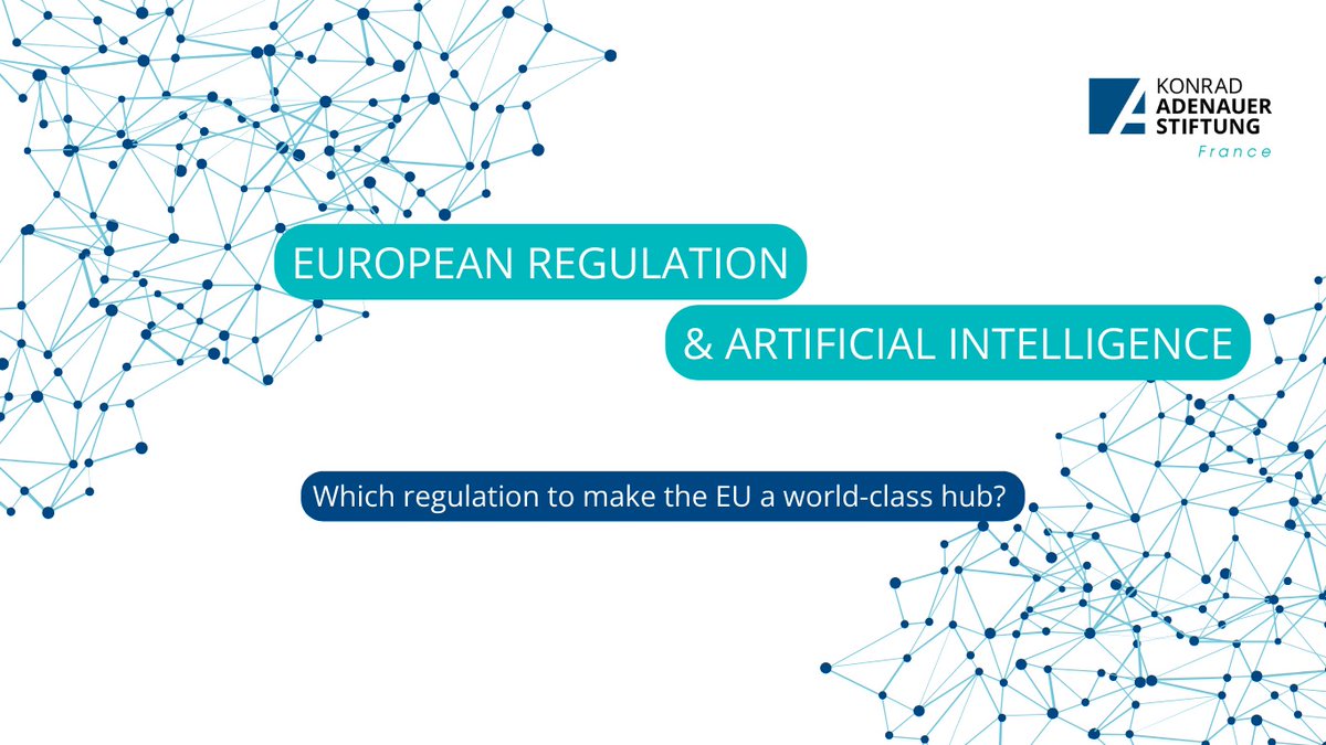 Join our discussion on #EU #ArtificialIntelligence 
🗓️November 27th - 6 p.m 📍Maison de l'Alsace (Paris)

with @Kent_Walker  @AlicePannier @ch_huebner @ConstanceLeGrip @ebothorel @ReVe6el @HugoRuggieri, Peter Selfridge. 

kas.de/de/web/frankre…

Registration: info.paris@kas.de