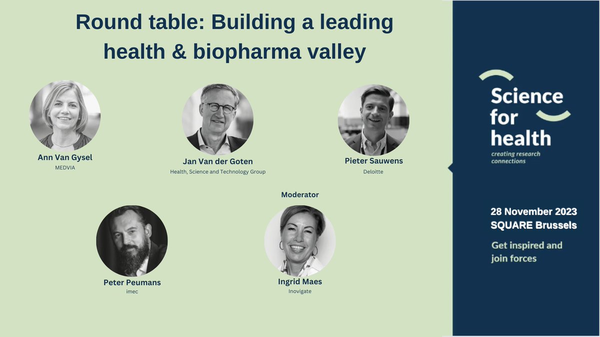 We need your contribution to build a leading health and biopharma valley! 🚀

Together, we will explore vital strategies for establishing Belgium as a prominent region, focusing on technologies such as #ATMPs, #digitalhealth, and #radiotherapy 🧬🧑‍💻 🩻  scienceforhealth.eu/tickets-scfh20…