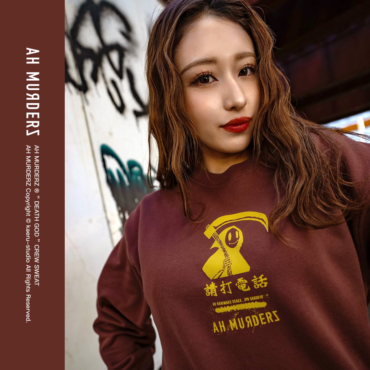 Ahmurderzjp's tweet photo. !!!!! いよいよ明日発売 !!!!!
AH MURDERZ
“ DEATH GOD ” CREW SWEAT
Color : BLACK / ASH / BROWN
Size : M / L / XL / XXL
Price : 13200 taxin
release 11.23 thu 19:00 / 先行 18:30
at : AH MURDERZ
#AHMURDERZ
#REDSPIDER
#DEATHGOD https://t.co/RtmwAcWxG5