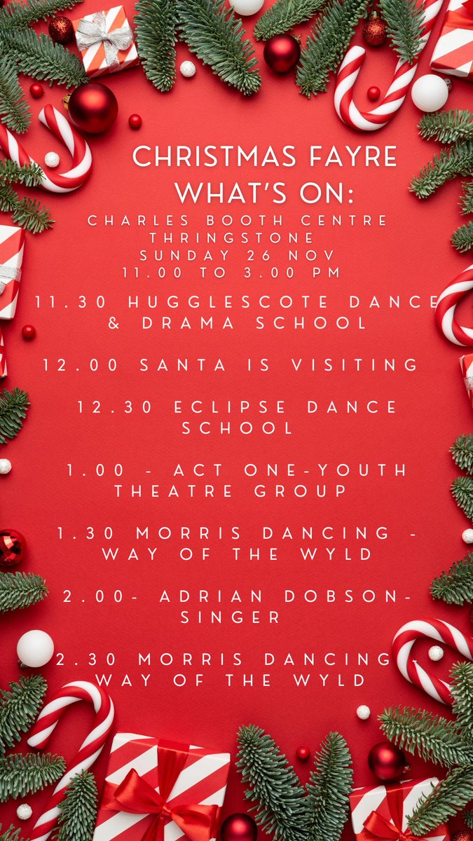 TPADS1's tweet photo. It’s Tpads famous Christmas Fayre on Sunday 26 Nov!  We are delighted to offer stalls on two floors and free entertainment ❤️ the bar will be open selling hot and cold drinks including mulled wine 🍷 we have a cake stall too so you won’t go hungry 😋 @CharlesBoothC @Thringstone2 https://t.co/NGBKwIrykq