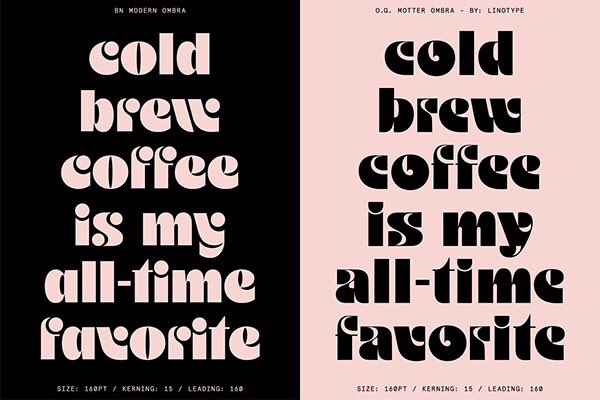 N_Mamaladze's tweet image. BN Modern Ombra Typeface by Brandon Nickerson.

#typograpgy