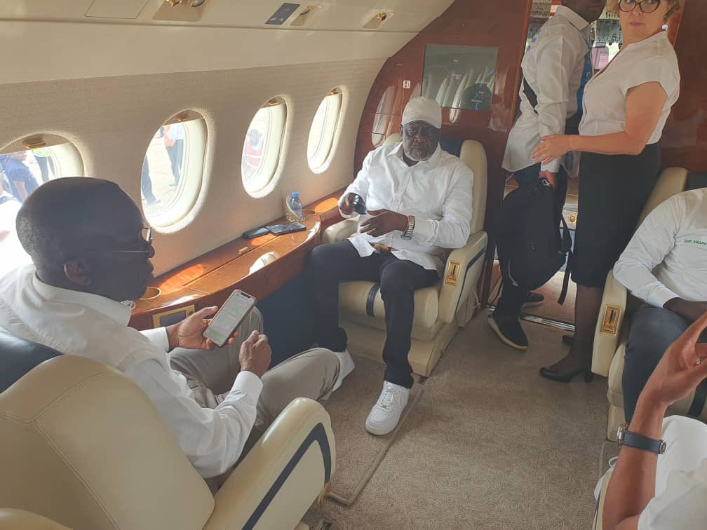 #RDC: Le PN <a href="/Mapon_Matata/">Matata Ponyo Mapon</a> vient d'embarquer pour la ville d’ #ISIRO/#HAUT_UELE accompagné du ticket gagnant <a href="/moise_katumbi/">Moise Katumbi</a>, <a href="/franckdiongooff/">Franck Diongo officiel</a> et <a href="/sethkikuni/">Seth Kikuni</a>.

Au Programme: Un meeting populaire pour le Candidat Président N°3️⃣.
#CONGOYAMAKSI