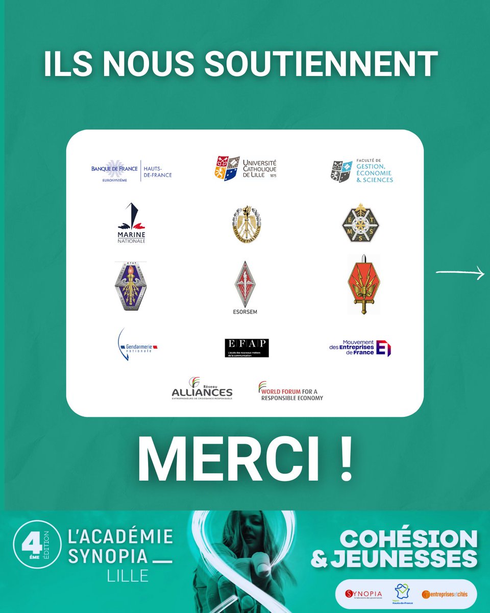 SynopiaFr's tweet image. Parce que sans eux, l’#AcadémieSynopia ne serait pas ce qu’elle est. 🙏​
 Un grand MERCI à tous nos partenaires d’avoir rendu cette nouvelle édition possible ! 

#Partenaires #Confiance #Ensemble #Professionnels