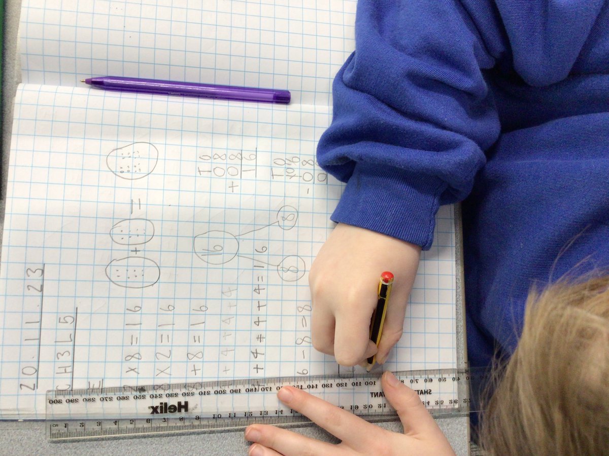 Zebraclassww's tweet photo. Look at some of our fabulous maths. We explored different methods to figure out answers to a question using the 4 and 8 times tables. @whistonwillis1 #WWPAMATHS https://t.co/Twd0t8B2dr