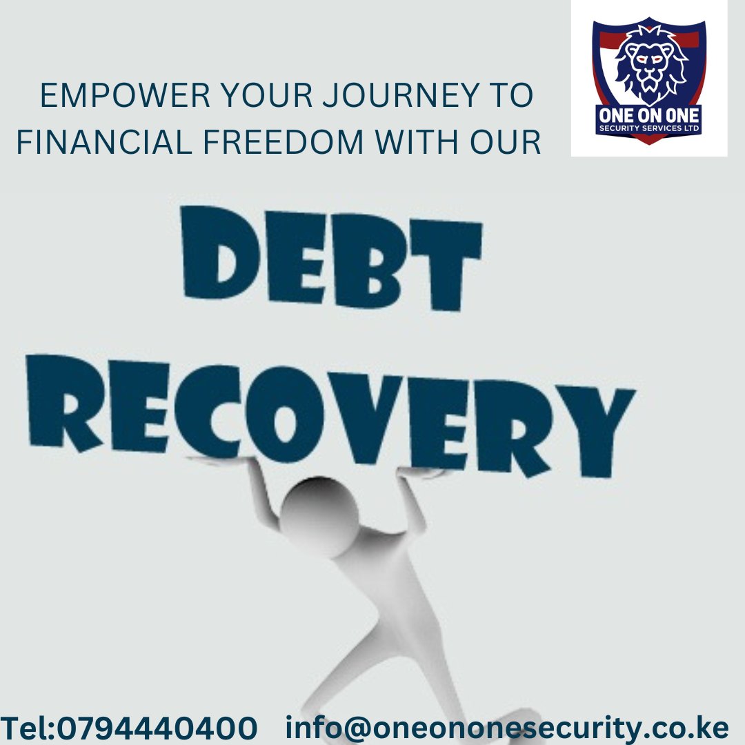 1on1SecurityLtd's tweet photo. Say goodbye to financial stress with our expert debt recovery services!Our dedicated team is here to help you reclaim control and build a debt-free future.Let's turn your financial challenges into success stories!  
#Congratulation NO Kanjo Harun Depression Vicky Oguda kirinyaga https://t.co/XBWhs9Qv5l