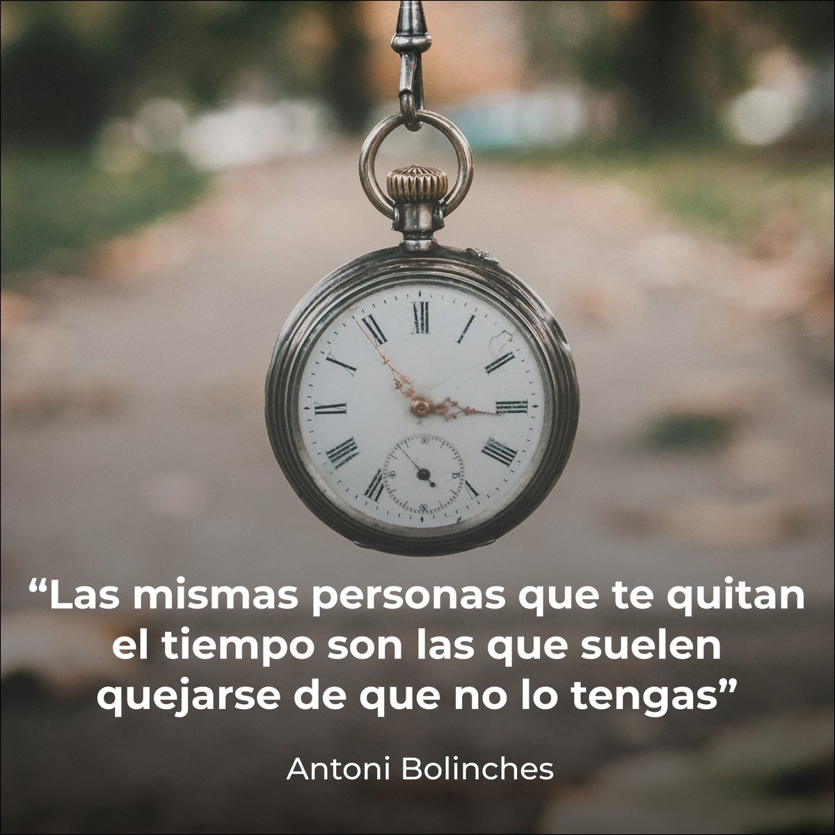 Curiosamente…

"Las mismas personas que te quitan el tiempo son las que suelen quejarse de que no lo tengas".

#personas #vida #tiempo #compartir #convivir