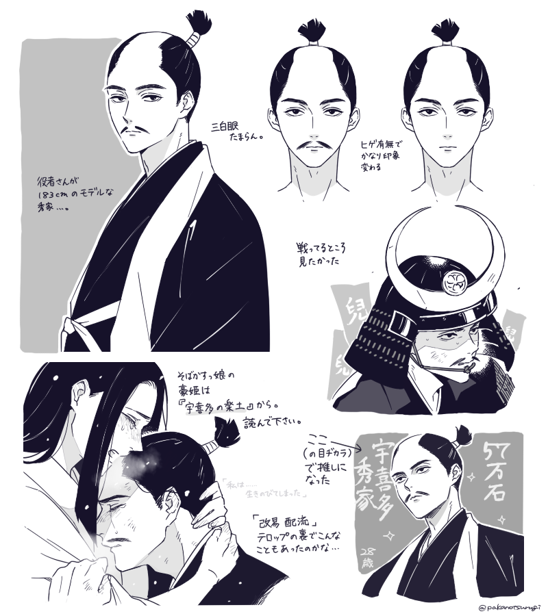 今日も秀家が好き…
(※豪姫捏造してます) #どうする絵 