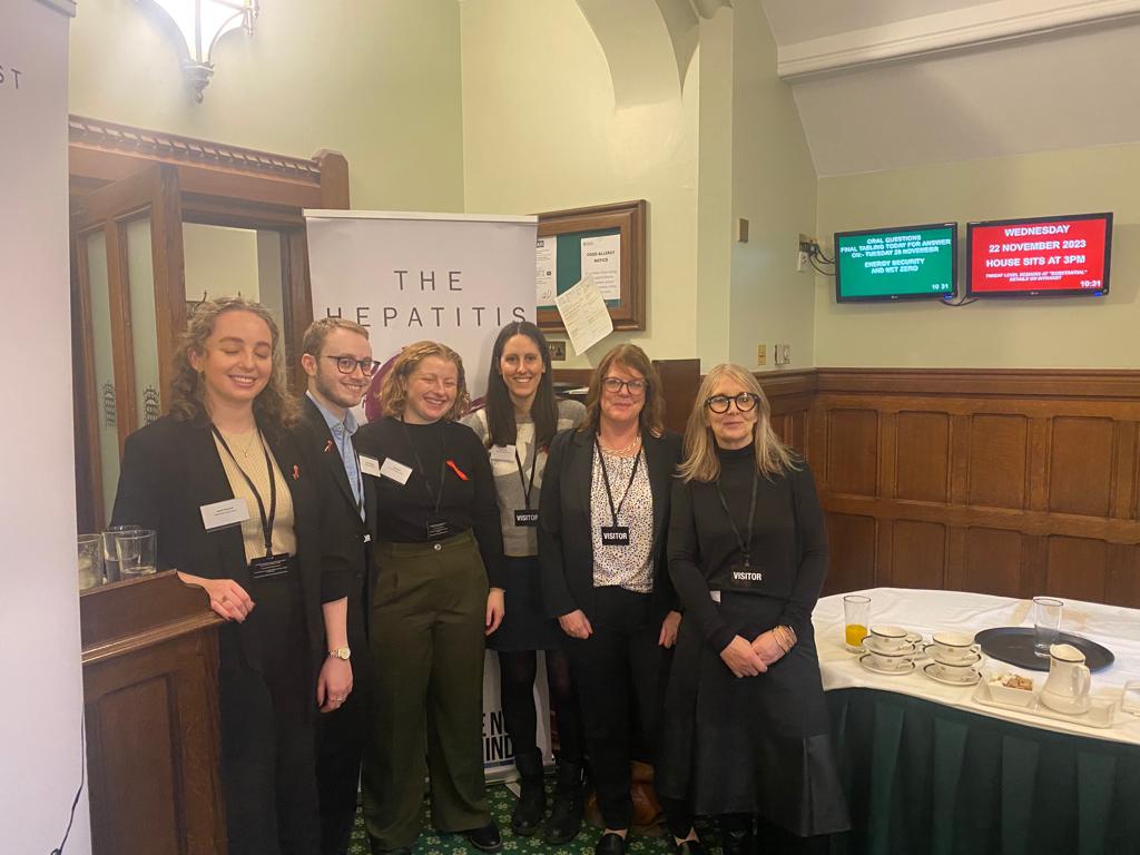 LiverTrust's tweet photo. Working with colleagues across the sector to drive up awareness of the need for testing with MPs. @NAT_AIDS_Trust @hepatitisCTrust @HIVPreventionEn @THTorguk #EuroTestingWeek https://t.co/L6JU7WlEyU
