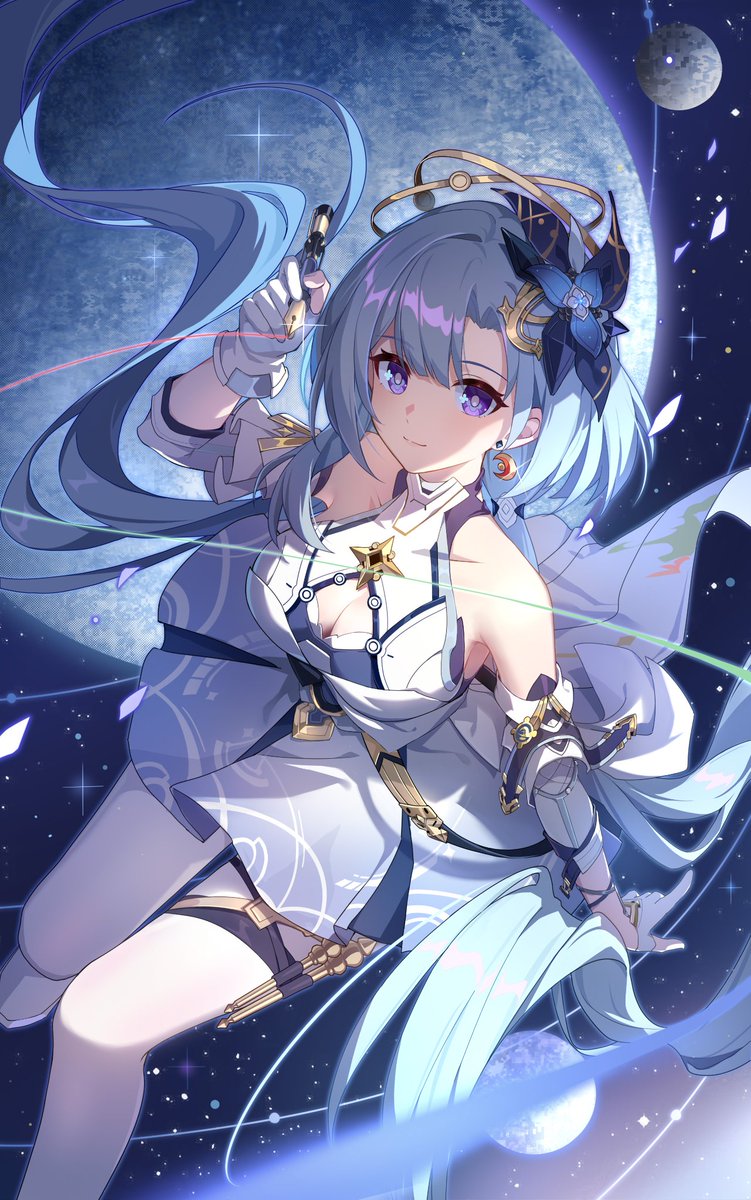 HonkaiImpact3rd's tweet image. For the girl who is always traveling through the galaxy, what kind of starry sky will she paint?
Kudos to Captain @Monabianou  for the amazing fanwork!
#HonkaiImpact3rd