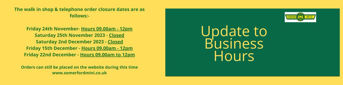 Somerford Mini Ltd (@somerfordmini) on Twitter photo 