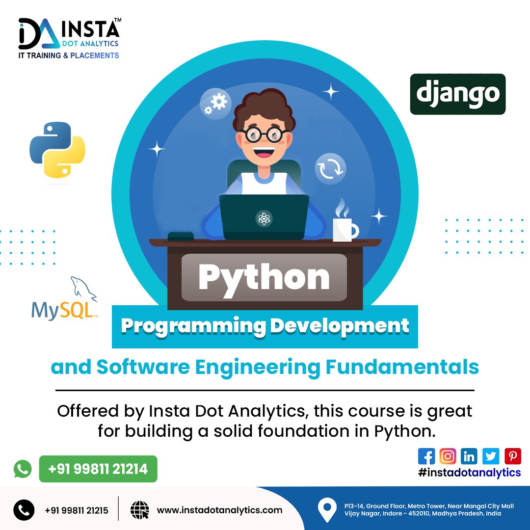 instadotana's tweet image. Embark on a journey into the heart of
Python programming! 🚀✨ Explore the foundations of
development and software engineering excellence.
#PythonJourney #CodeFoundations
#SoftwareEngineeringFundamentals
#PythonDevelopment #CodeExcellence
#ProgrammingBasics #InstaDotAnalytics