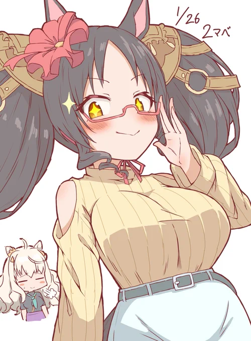 #いいツインテールの日11月先輩、いっぱい再掲させてくれてありがとう 