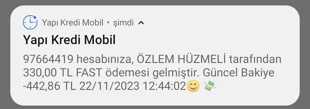 paramın olmaması için 442,86 TL'ye ihtiyacım var