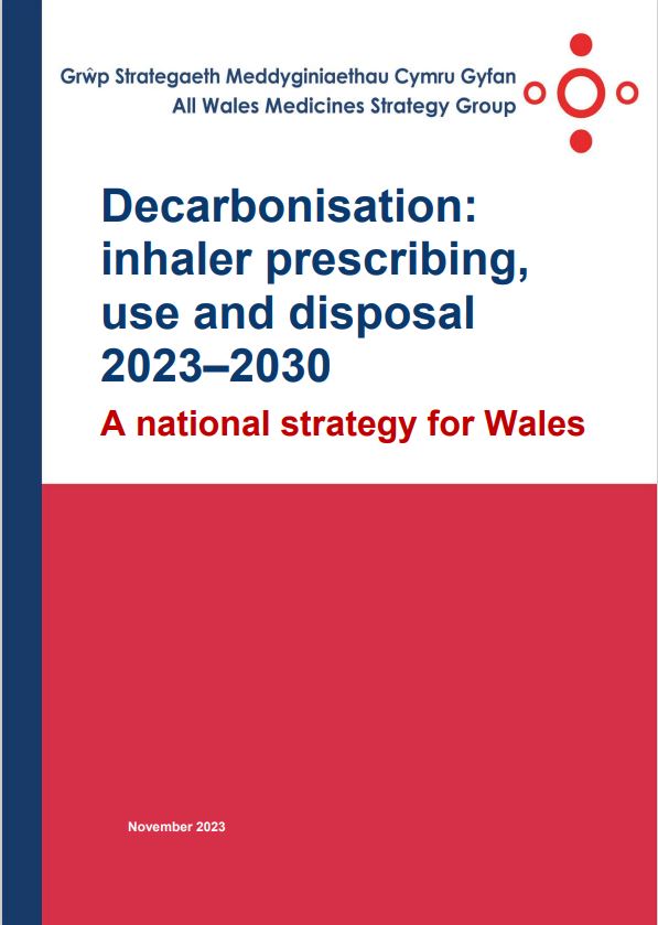 AWTTCcomms's tweet photo. We’ve just published our Decarbonisation: inhaler prescribing, use and disposal 2023–2030. A national strategy for Wales which outlines key actions to reduce the carbon footprint of inhalers in Wales. Read more here https://t.co/aSZYyG7Fyk https://t.co/Xm8glFl9eK