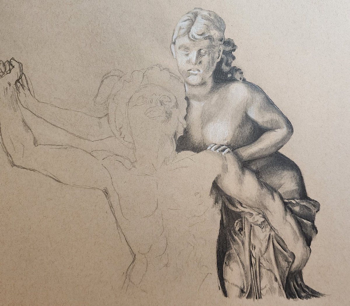 A Graphite wip #art #sketch #sketchbook