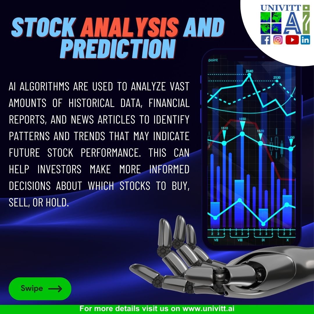 univitt's tweet image. 🚀 Dive into the Future of Finance! 🤖 The stock market is undergoing a groundbreaking transformation, and at the heart of this revolution is the incredible power of artificial intelligence. 📈#AIInFinance #TechMeetsTrade #univitt #ArtificialInteligence