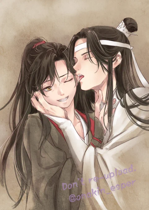 ハマる前から魏嬰ってこういう笑顔のイメージだった #笑顔の絵でその人の性格がわかるらしい 