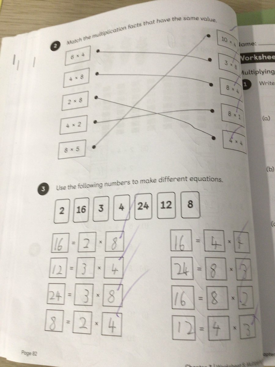 Look at some of our fabulous maths. We explored different methods to figure out answers to a question using the 4 and 8 times tables. <a href="/whistonwillis1/">Whiston Willis Primary Academy</a> #WWPAMATHS