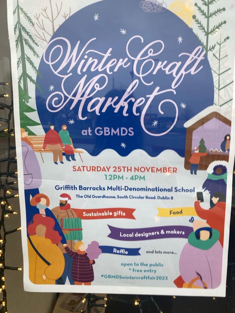 Come along to the #gbmds craft fair this Saturday - lots of local artists and crafters ⁦@libertiesdublin⁩ #dublin8 ⁦@EducateTogether⁩ ⁦@dccscarea⁩