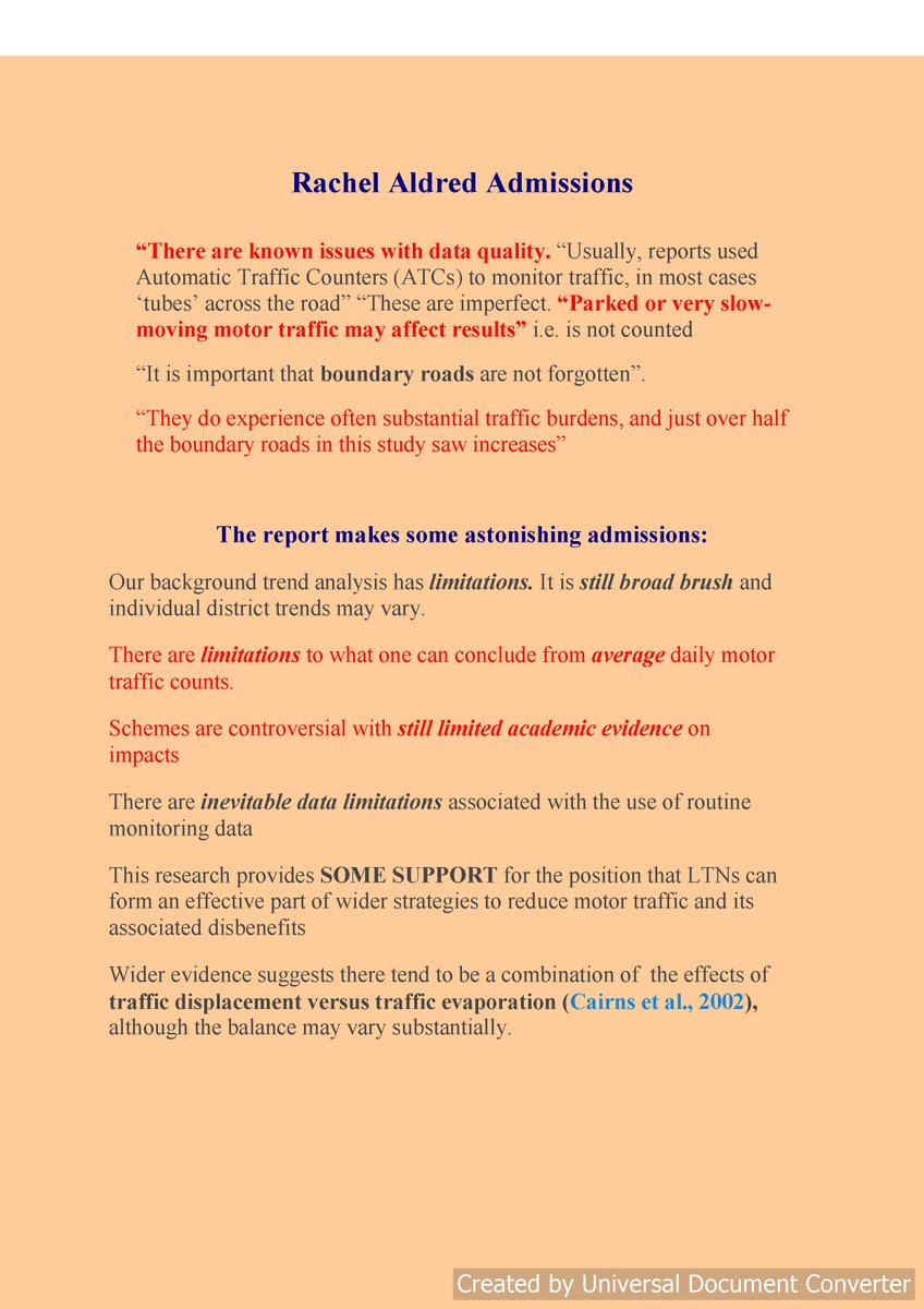 Great work by News from Crystal Palace analysing the latest LTN work by Rachel Aldred. Based on the earlier Possible report, she has been forced to add academic rigour to it. The result is she admits much of which LTN opponents have been saying for yrs. newsfromcrystalpalace.wordpress.com/2023/11/21/blo…