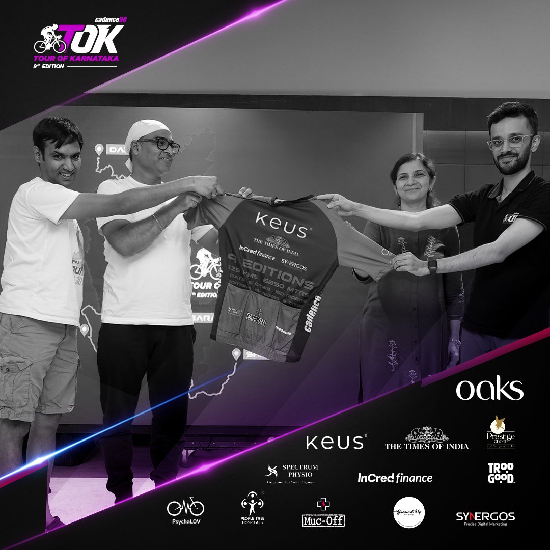 TourOfKarnataka's tweet photo. A glimpse of Day 0 of the Tour of Karnataka - 9th Edition. 

Happy faces and energetic smiles filled the room as the organizers and sponsors gave the tour briefing to the participants. 
.
.
#Tok9 #Tourofkarnataka9 #Karnataka #Cadence90 https://t.co/GklDJLU1n9