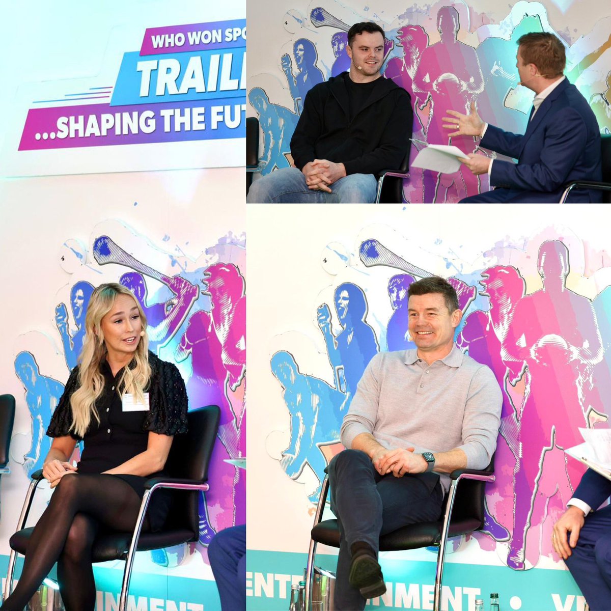 Discussing the impact and importance of Brand Ambassadors across the various brands they work with, we were delighted to welcome some sports stars on stage this morning at #WWSS23 ☘️ @BrianODriscoll @StephanieRoche9 @JamesRyan126