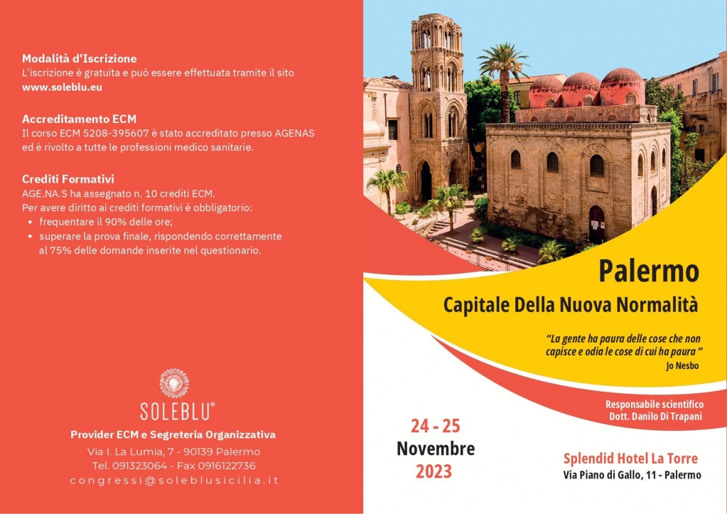 CisBologna's tweet photo. 📌
𝗣𝗔𝗟𝗘𝗥𝗠𝗢 – 𝗖𝗮𝗽𝗶𝘁𝗮𝗹𝗲 𝗗𝗲𝗹𝗹𝗮 𝗡𝘂𝗼𝘃𝗮 𝗡𝗼𝗿𝗺𝗮𝗹𝗶𝘁à

⏰ 08:30 - 18:30
📍SPLENDID HOTEL LA TORRE, VIA PIANO DI GALLO, 11, PALERMO

Modalità di iscrizione
L'iscrizione gratuita tramite il sito: https://t.co/Ntca2HLy1C https://t.co/viDnPlP2cD https://t.co/PTivTYybdX