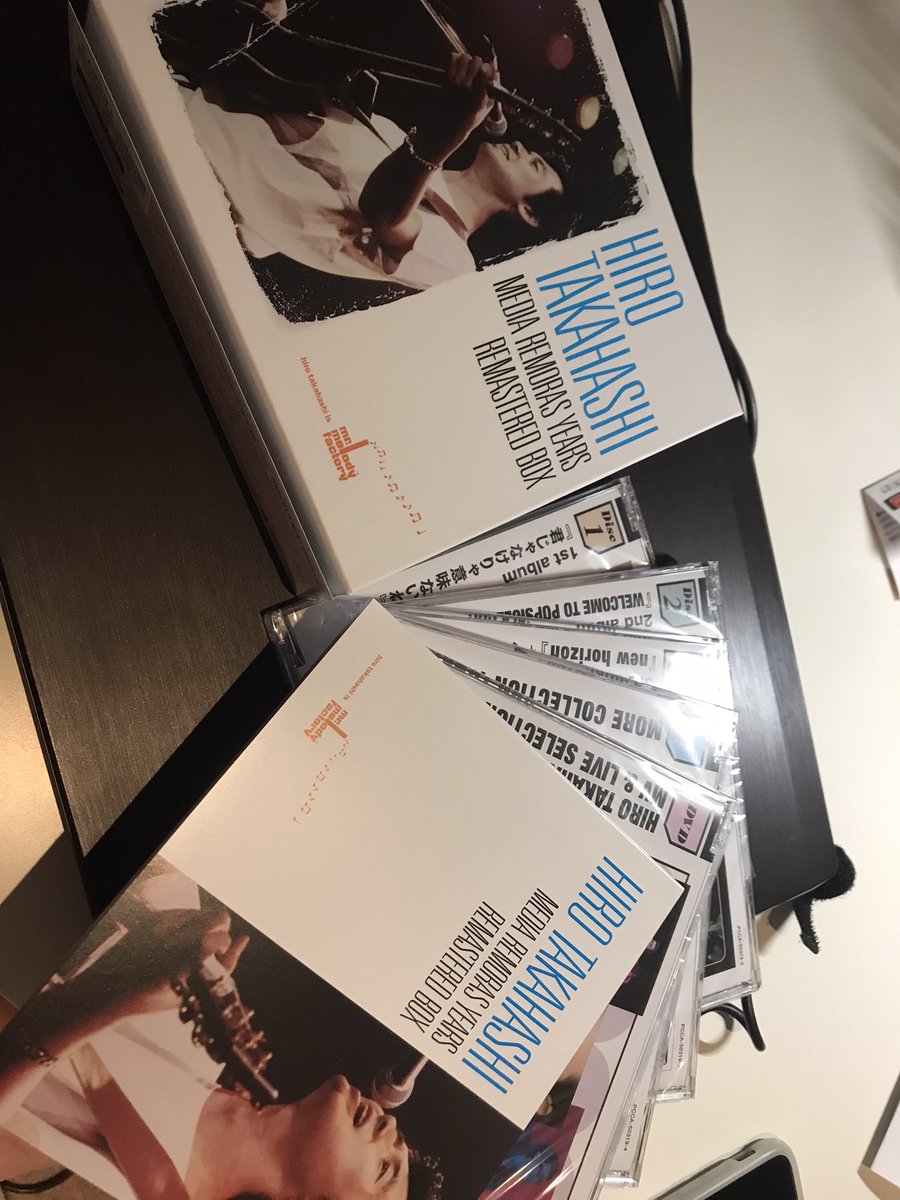 本日11/23発売！『高橋ひろ MEDIA REMORAS YEARS REMASTERED BOX』先ほど受け取りました☺️企画立案から約半年、ようやくゴールしました㊗️💖✨
