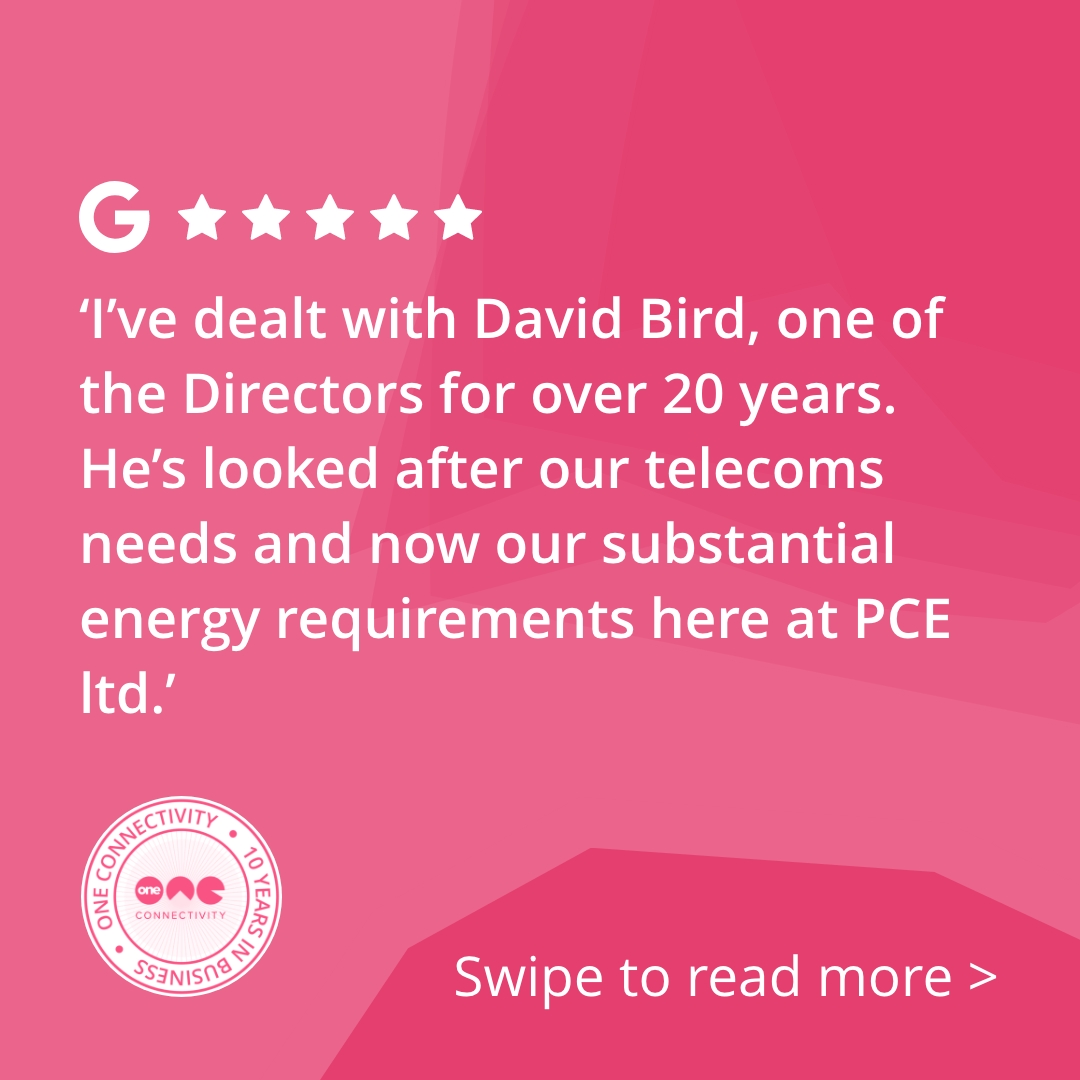 OneConnectivity's tweet image. It's another ⭐⭐⭐⭐⭐ review! Thank you Ian for your fabulous feedback and kind words We're so glad you enjoyed our service! Want to become one of our customers and receive a 5* service? Contact us today: oneconnectivity.co.uk/contact/

#OneConnectivity