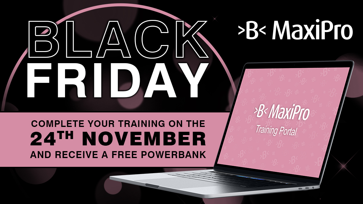 BLACK FRIDAY DEAL INCOMING. Sign up and complete the FREE online >B< MaxiPro training course on the 24th of November and receive a gift! It's that easy ❄️🎁 #ACR #ConexBanninger #BMaxiPro #training