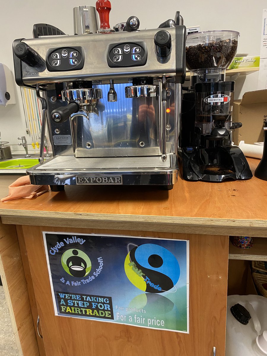 Best Wednesday morning ever in <a href="/ClydeValleyHS/">Clyde Valley High School</a> Coffee’s delivered by Mr Thomson’s S6 Young Enterprise pupils for the soft launch of their coffee business ‘Valley Coffee’. Delicious artisan coffee hand delivered by the trainee baristas! Watch out <a href="/Starbucks/">Starbucks</a> <a href="/CostaCoffee/">Costa Coffee</a> <a href="/TimHortons/">Tim Hortons</a>