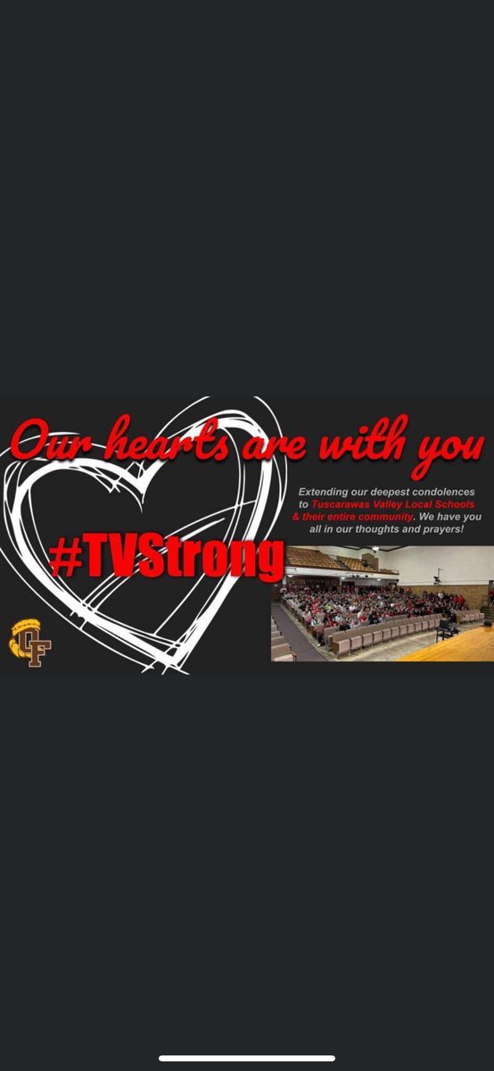 OF students and staff are with you Tusky Valley❤️🖤🤎💛