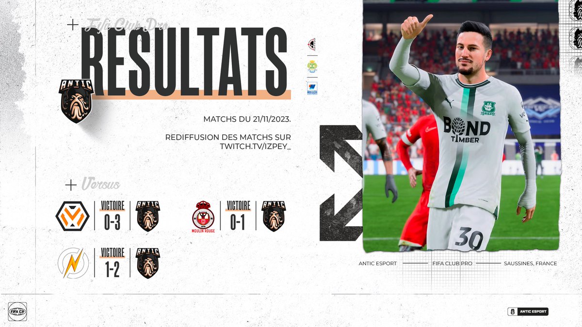 ⏰ 𝗙𝗨𝗟𝗟-𝗧𝗜𝗠𝗘 ! Opération réussie pour nos Pirates qui repartent avec la totalité des points ! 😍🦑

3-0 ✅ <a href="/MTLK_eFoot/">MTLK efoot</a> 🇫🇷
1-0 ✅ <a href="/MoulinFc/">Moulin Rouge fc</a> 🇪🇬
2-1 ✅ @Napoli_eSport 🇮🇹

#EAFC24 <a href="/OfficialVPG/">Virtual Pro Gaming</a> <a href="/VPGFrance_/">VPG France</a>