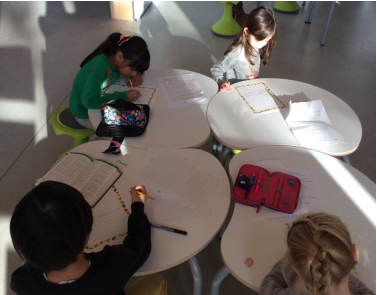 ISRprimary's tweet photo. @ISRheintal #ISRgrade1 and #ISRgrade2 discovering a love for writing about a topic of their choice! #ISRcommunicators #ISRthinkers https://t.co/KurnPmWIqm