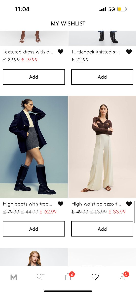 mindthaagap's tweet photo. @Mango  your app is giving away that you are raising your prices during your “Black Friday sale”.  What a farce. 

@MartinSLewis https://t.co/UVt8SVrcOE