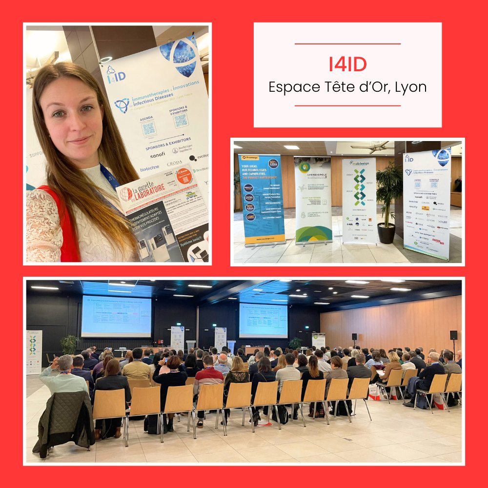La Gazette du LABORATOIRE (@gazettelabo) on Twitter photo 𝐈𝟒𝐈𝐃 - Notre commerciale Sandra est présente aujourd'hui sur le <a href="/I4IDCongress/">I4ID Congress</a>
🎙️ Un programme riche et intéressant sur ces deux jours de congrès avec notamment : <a href="/PromegaFR/">Promega France</a>, <a href="/AstraZeneca/">AstraZeneca</a>, <a href="/OsivaxVaccines/">Osivax</a> et bien d'autres
<a href="/MabDesign_fr/">MabDesign</a> <a href="/Lyonbiopole/">Lyonbiopôle Auvergne-Rhône-Alpes</a>
#gazettelabo #event #lyon 𝐈𝟒𝐈𝐃 - Notre commerciale Sandra est présente aujourd'hui sur le <a href="/I4IDCongress/">I4ID Congress</a>
🎙️ Un programme riche et intéressant sur ces deux jours de congrès avec notamment : <a href="/PromegaFR/">Promega France</a>, <a href="/AstraZeneca/">AstraZeneca</a>, <a href="/OsivaxVaccines/">Osivax</a> et bien d'autres
<a href="/MabDesign_fr/">MabDesign</a> <a href="/Lyonbiopole/">Lyonbiopôle Auvergne-Rhône-Alpes</a>
#gazettelabo #event #lyon