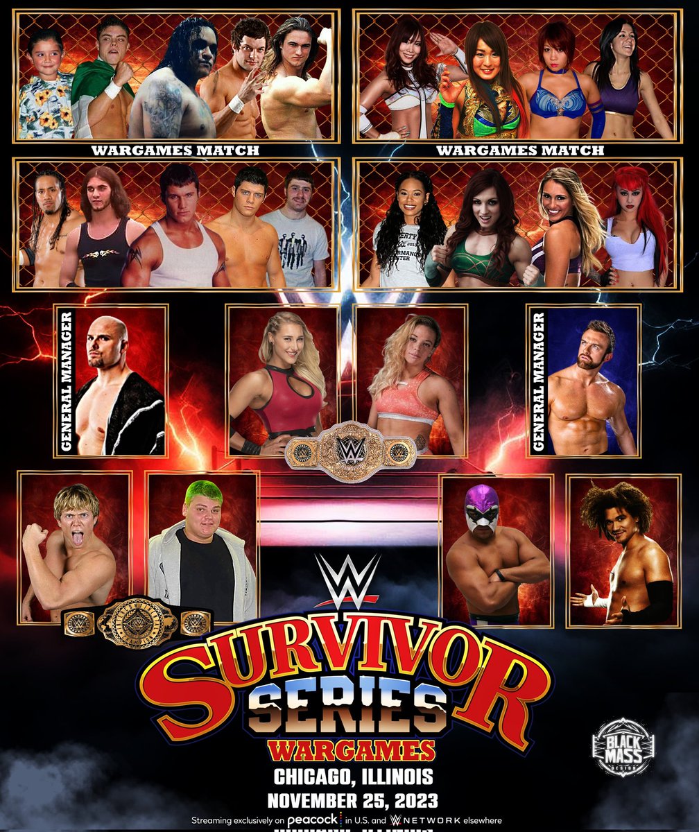 New retro poster for #SurvivorSeries #WWE @ScrapDaddyAP @SeanRossSapp @luchalibreonlin @nikoexxtra @WWEGP
