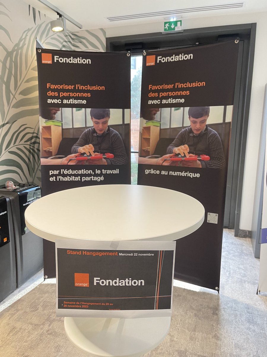 C’est la semaine de l’ #hangagement. Rdv aujourd’hui de 12h à 14h sur le site parisien d’Alleray. La ⁦<a href="/FondationOrange/">FondationOrange</a>, des associations… vous attendent pour échanger sur les actions en faveur du #handicap et de l’#autisme. #inclusion. 
⁦⁦<a href="/OrangeIDF/">Orange Île-de-France</a>⁩