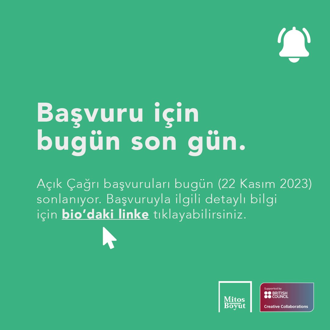 çık çağrı başvuruları bugün sonlanıyor!

🕰 Performans Ekolojileri: İyi Bir Yaşama Doğru projesinin oyun yazarlığı ve eko-dramaturgi programı başvuruları için bugün son gün.