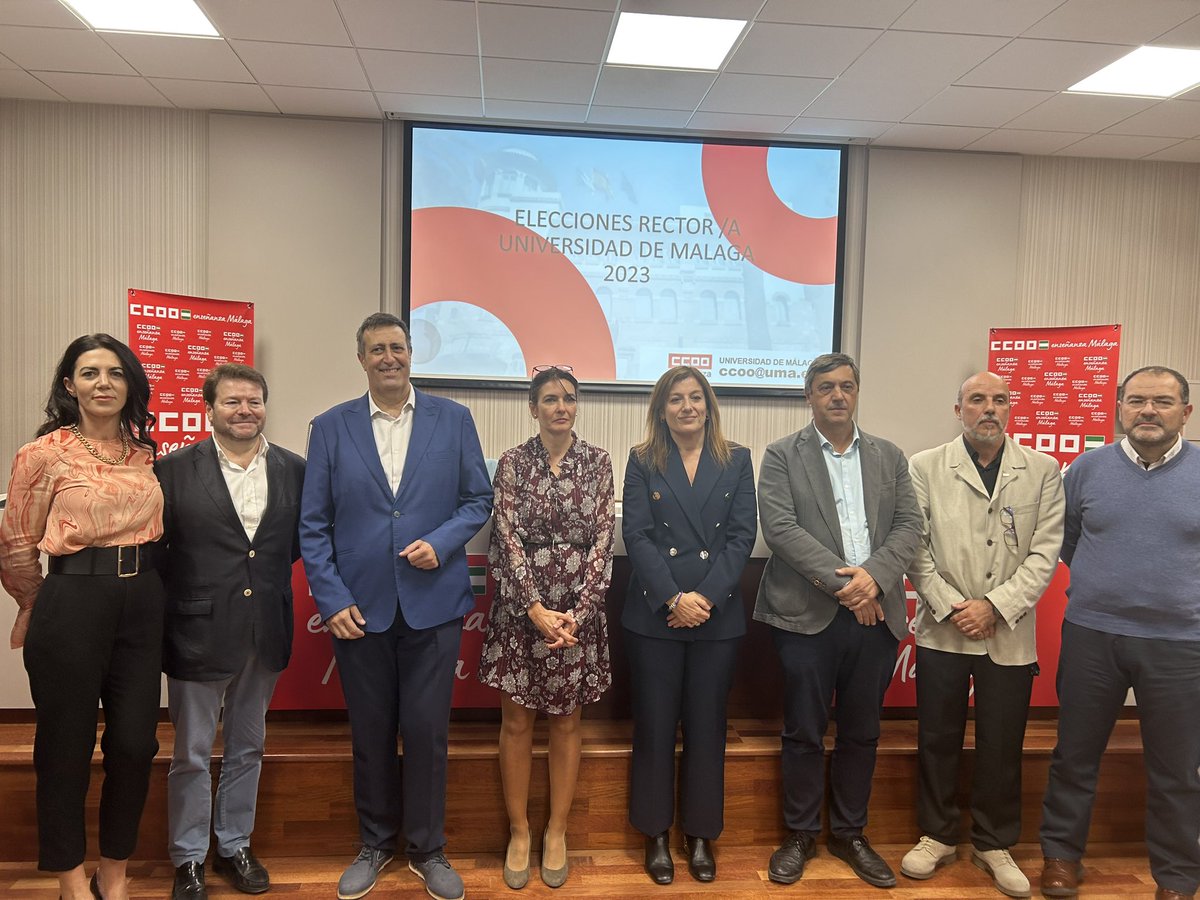 ernestopimentel's tweet photo. Comenzamos el debate organizado por @ccoomalaga para las elecciones al rectorado de la Universidad de Málaga. Podéis seguirlo en : https://t.co/R2DYGVERMV #mejorUMA #Pimentelcontigo https://t.co/zBctufMfYF