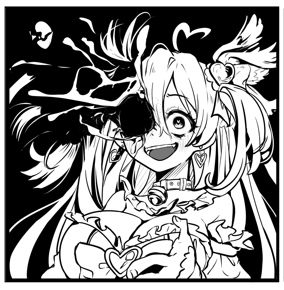 fake_artz's tweet photo. I just now have time to update last night's live stream. Thank you everyone for your sympathize that the obs is having problems and is extremely noisy. I will continue live art on Friday. See you there >:D https://t.co/bGsvsaMf5B