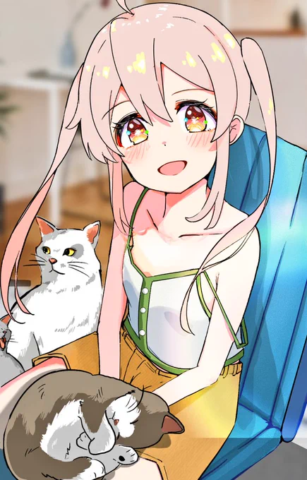 #おにまいお絵描き   #いいツインテールの日 「かわいぃぃ」 